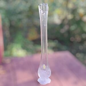 Vintage Imperlux Crystal Swung Vase